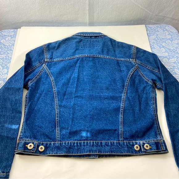 Andrew & Company Womens Denim Jacket Size L Always Andrew The Essential Jacket - Picture 2 of 7